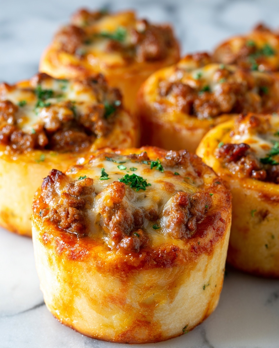 Cheesy Beefy Roll-Ups Recipe - Recipe Image