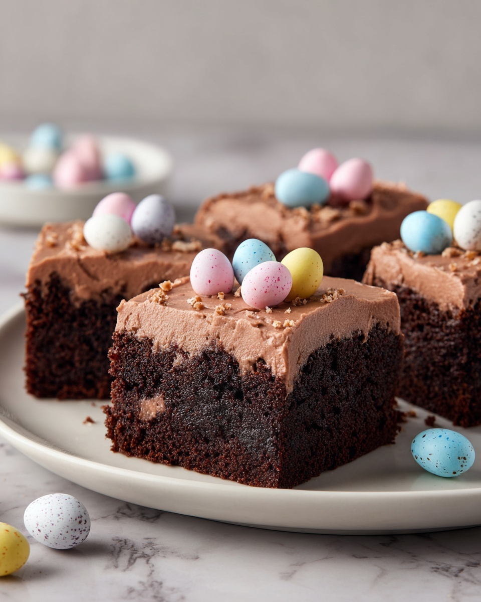 Mini Egg Brownies Recipe - Recipe Image