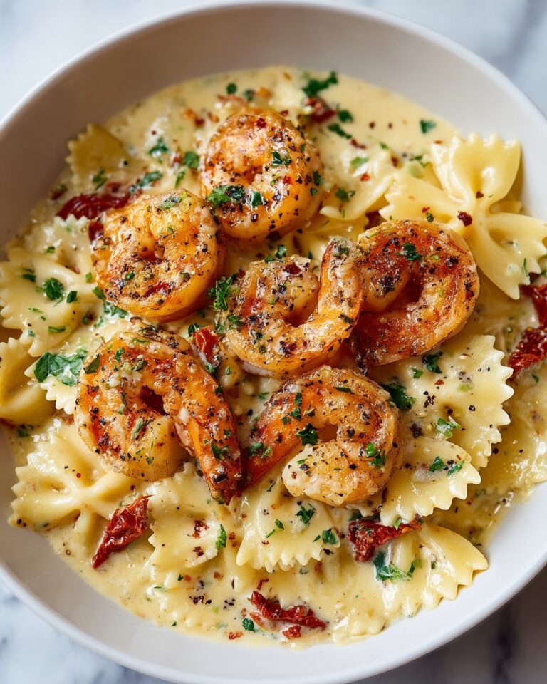 Creamy Garlic Shrimp Pasta Recipe