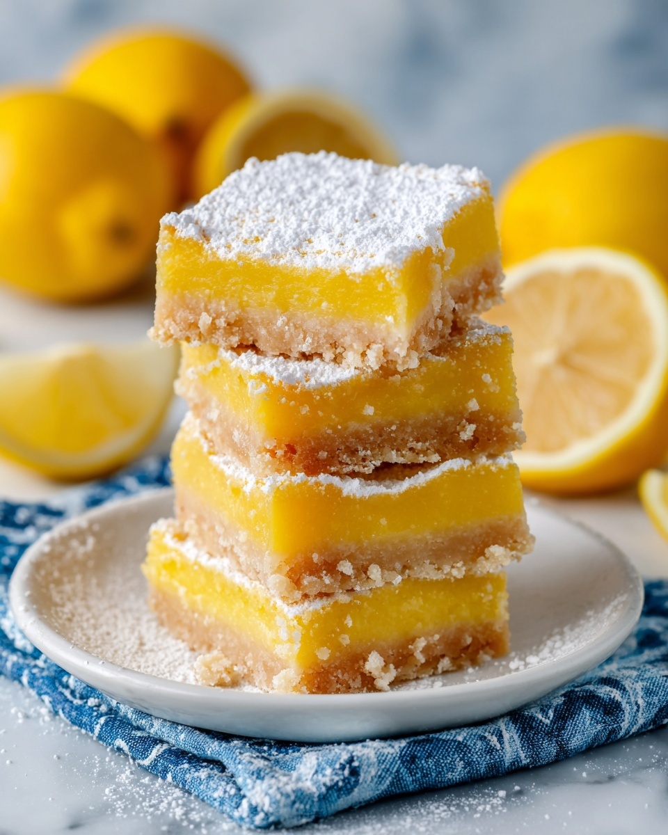 Easy Gluten-Free Lemon Bars Recipe - Recipe Image