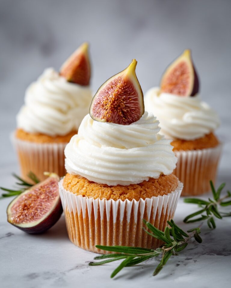 Fig Cupcakes with Honey Cream Cheese Frosting Recipe