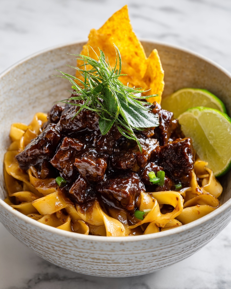 Curry Goat Noodles Recipe - Recipe Image