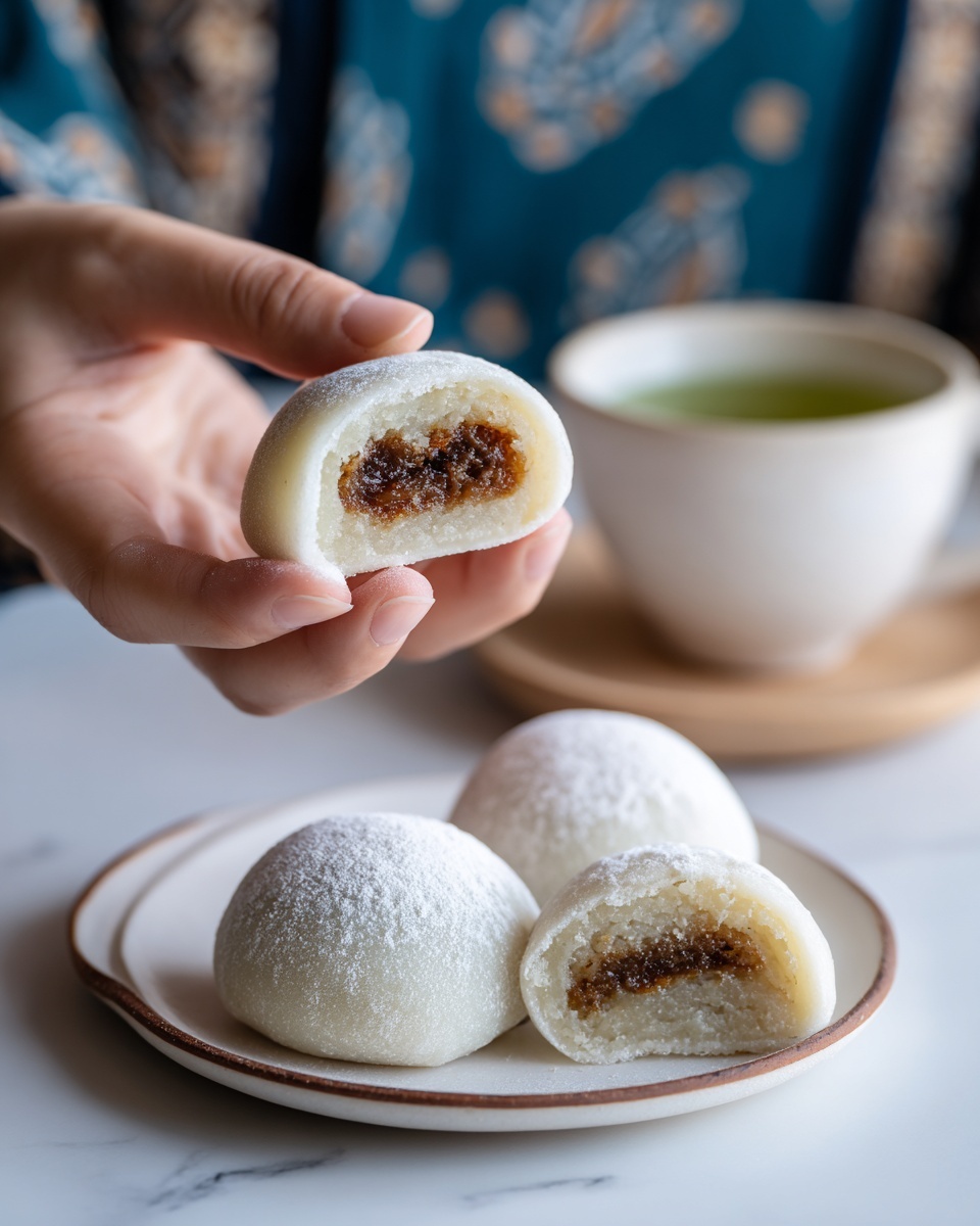 Easy Homemade Mochi with Fillings Recipe - Recipe Image