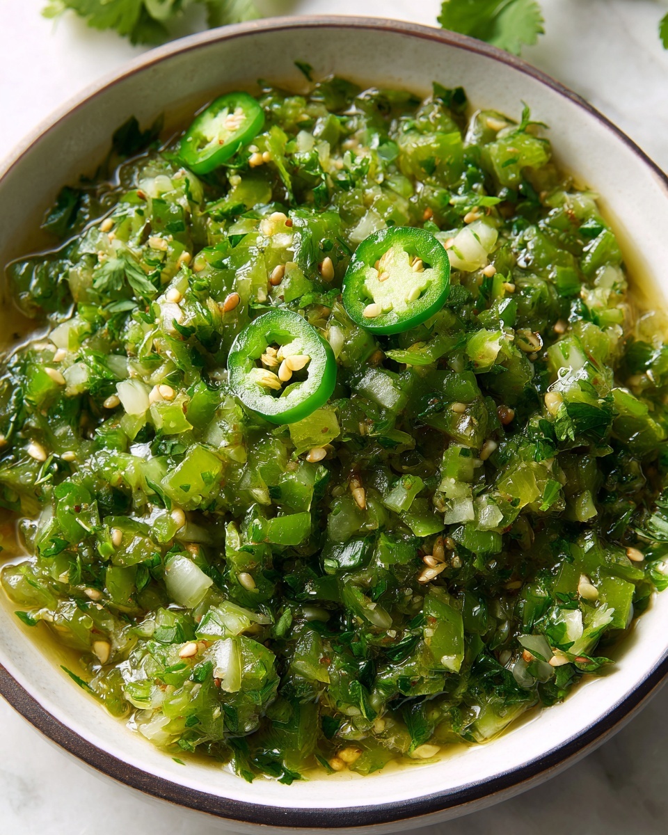 Cilantro-Lime Jalapeño Salsa Recipe - Recipe Image