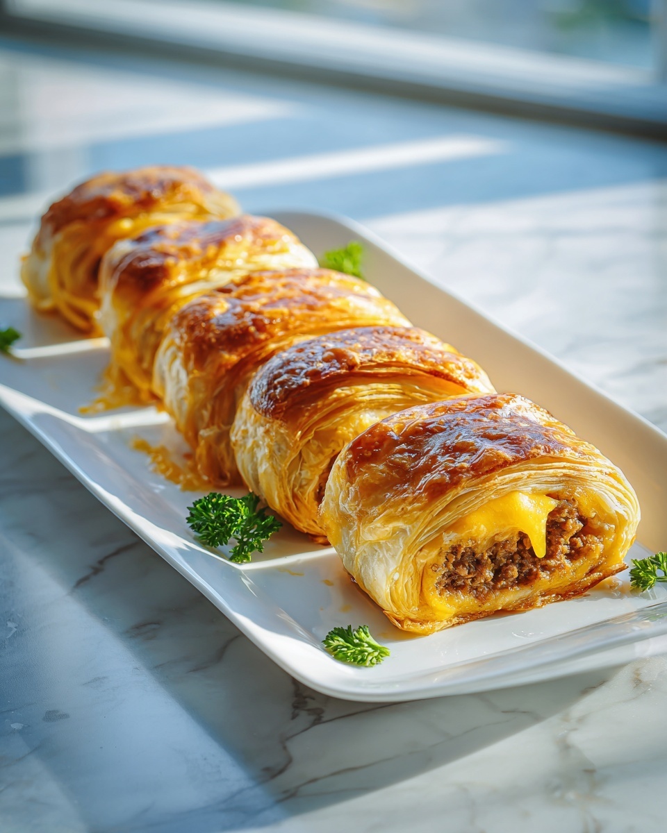 Delicious Breakfast Sausage Crescent Rolls Recipe - Recipe Image