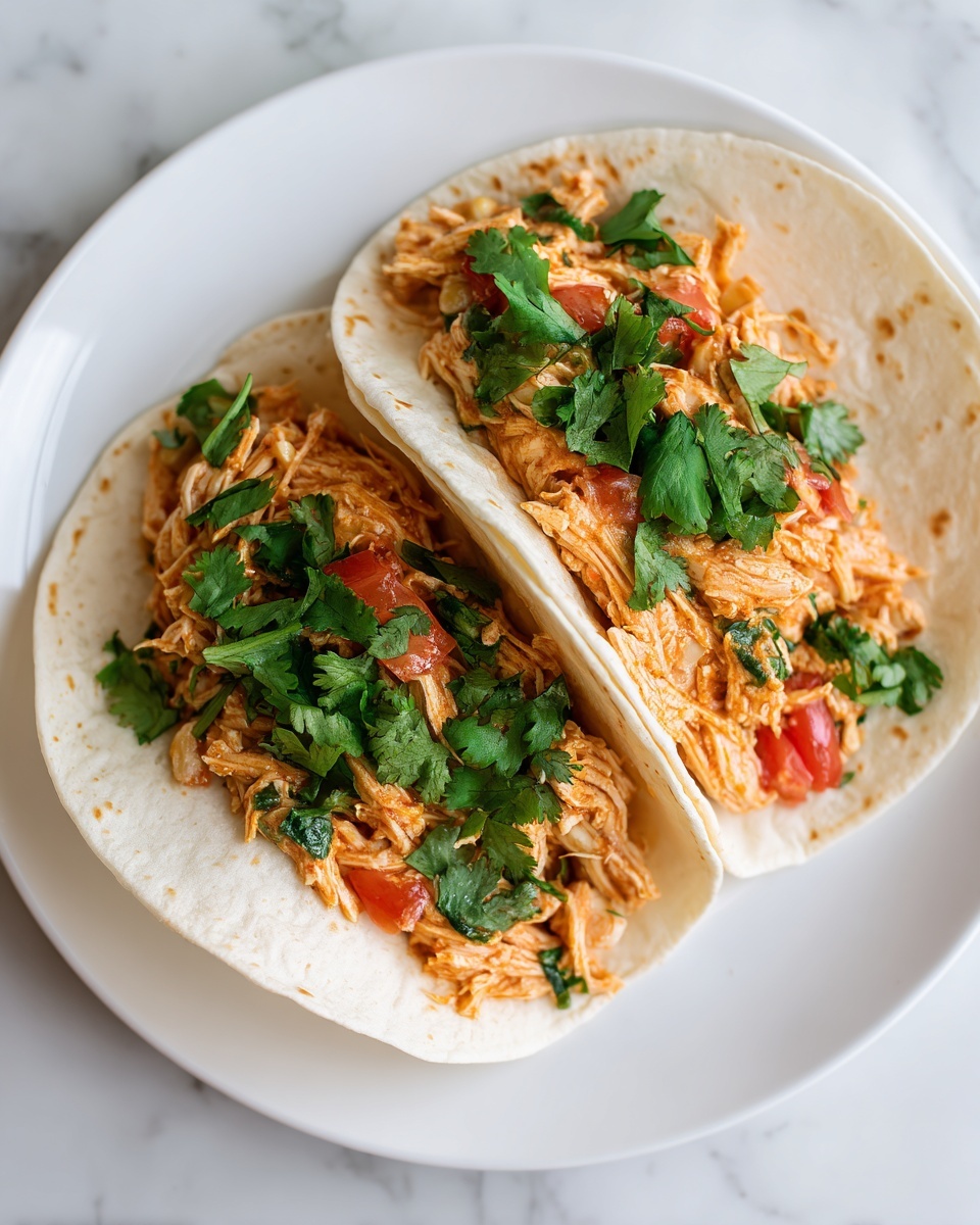 Crockpot Ranch Chicken Tacos Recipe - Recipe Image