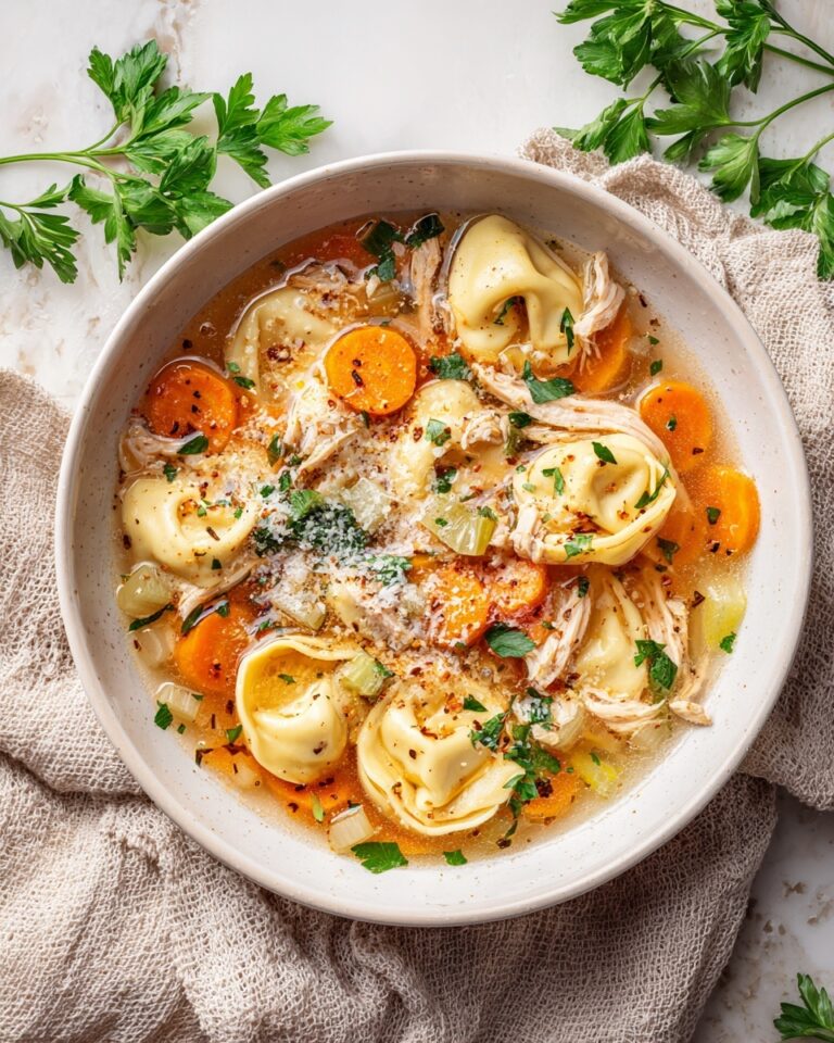 Easy Tortellini Soup with Chicken Broth Recipe