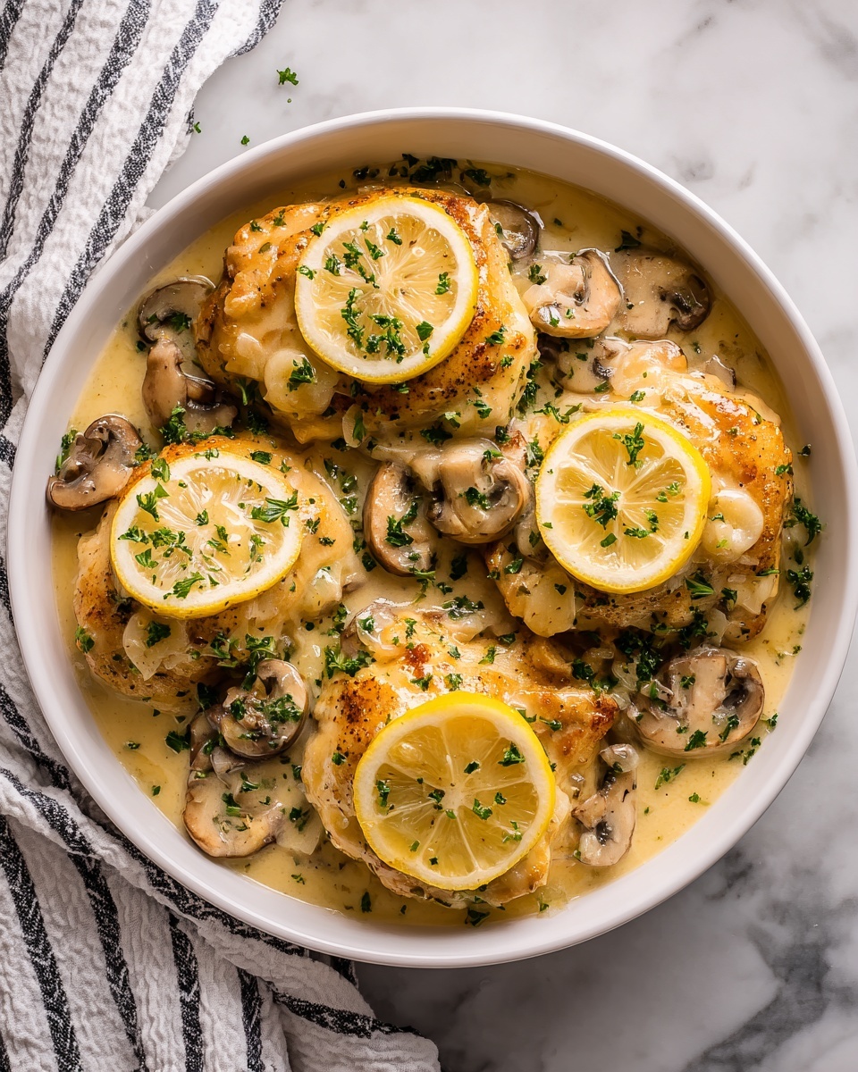 Slow Cooker Lemon Garlic Chicken Recipe - Recipe Image