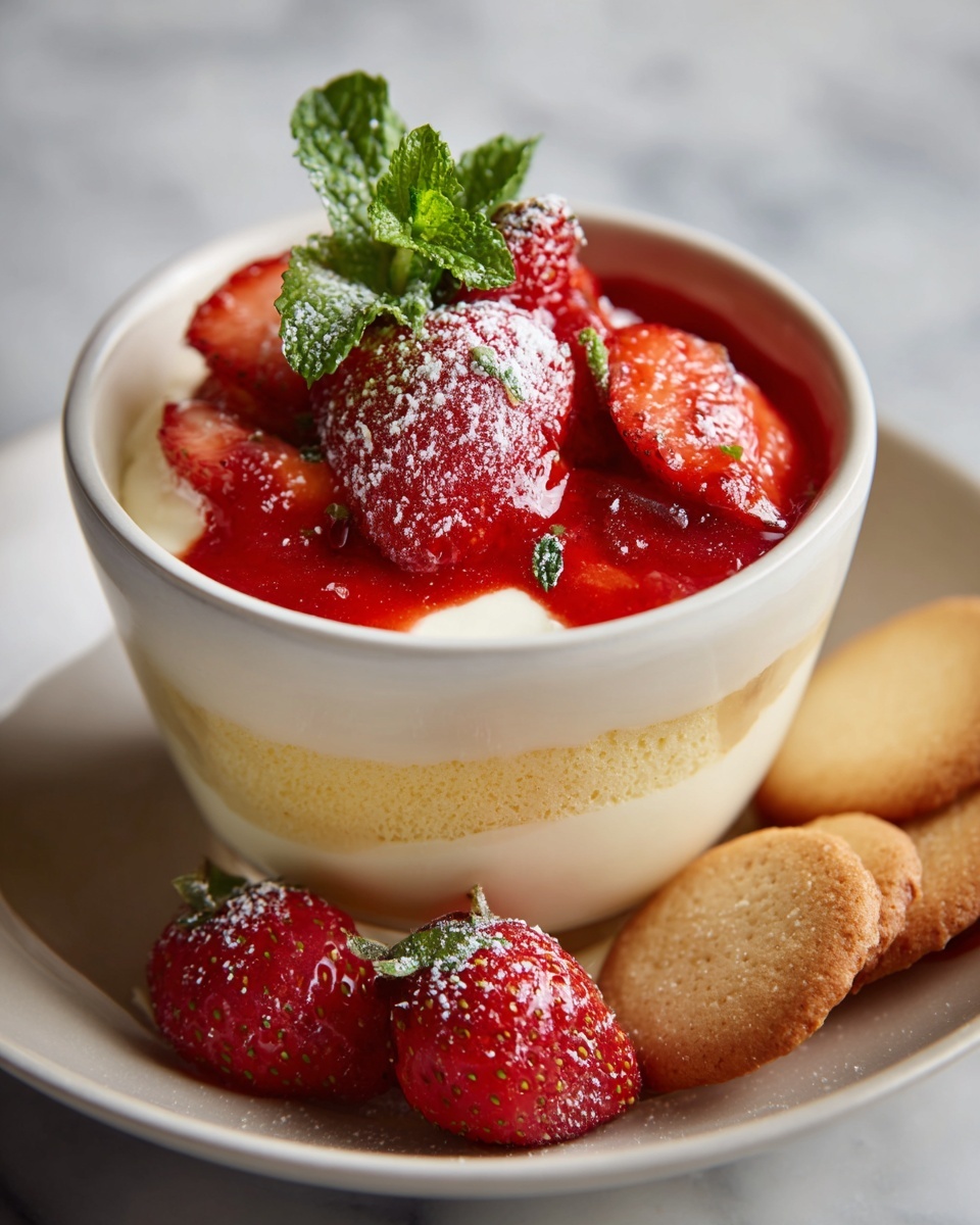 Strawberry Pudding Recipe - Recipe Image