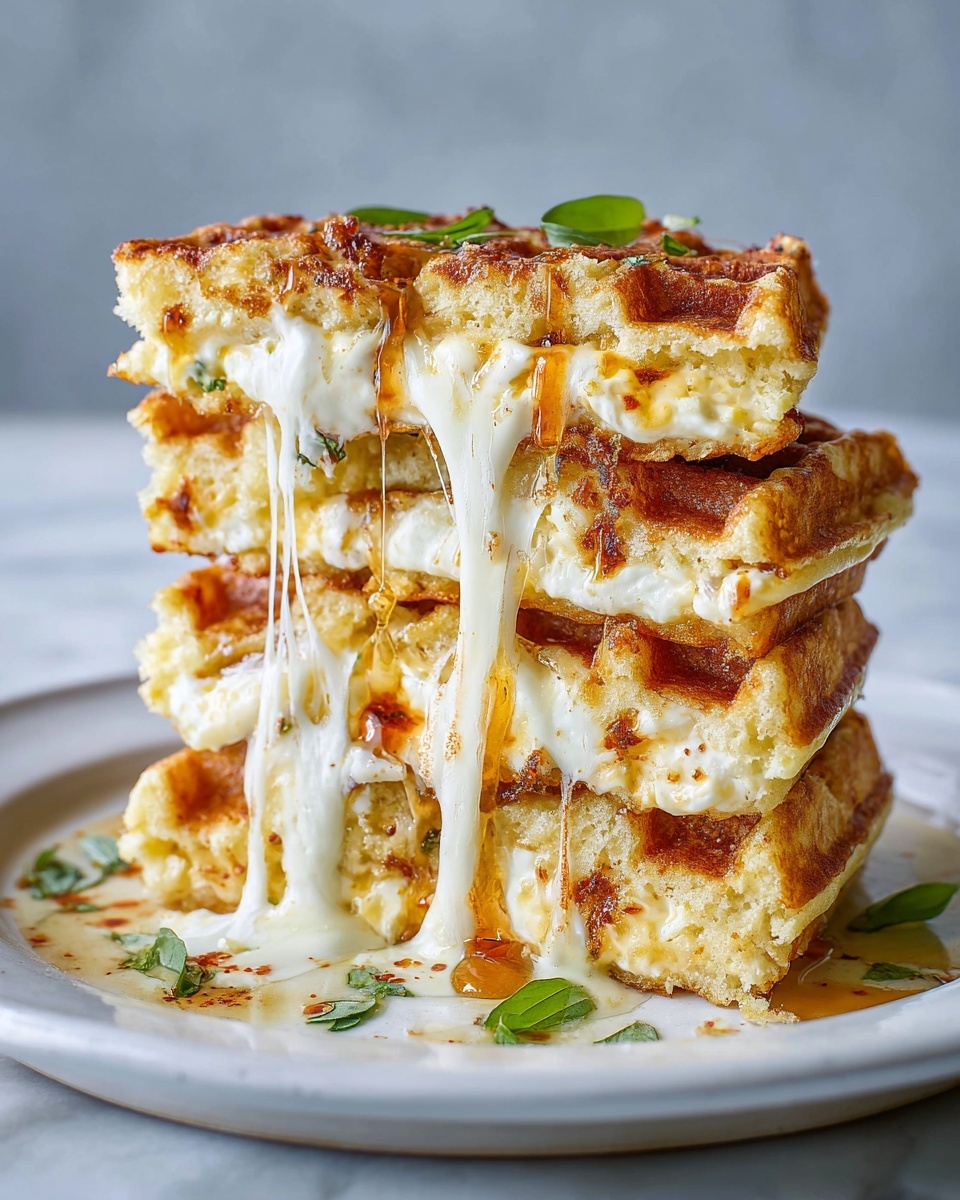 Grilled Cheese Chaffles Recipe - Recipe Image