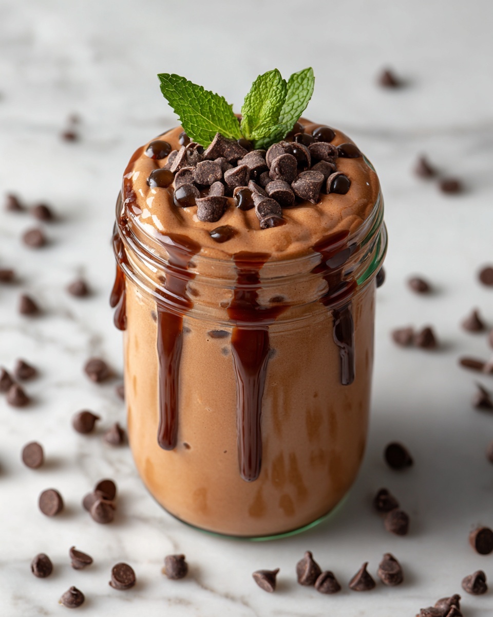 Mint Chocolate Chip Overnight Oats Recipe - Recipe Image