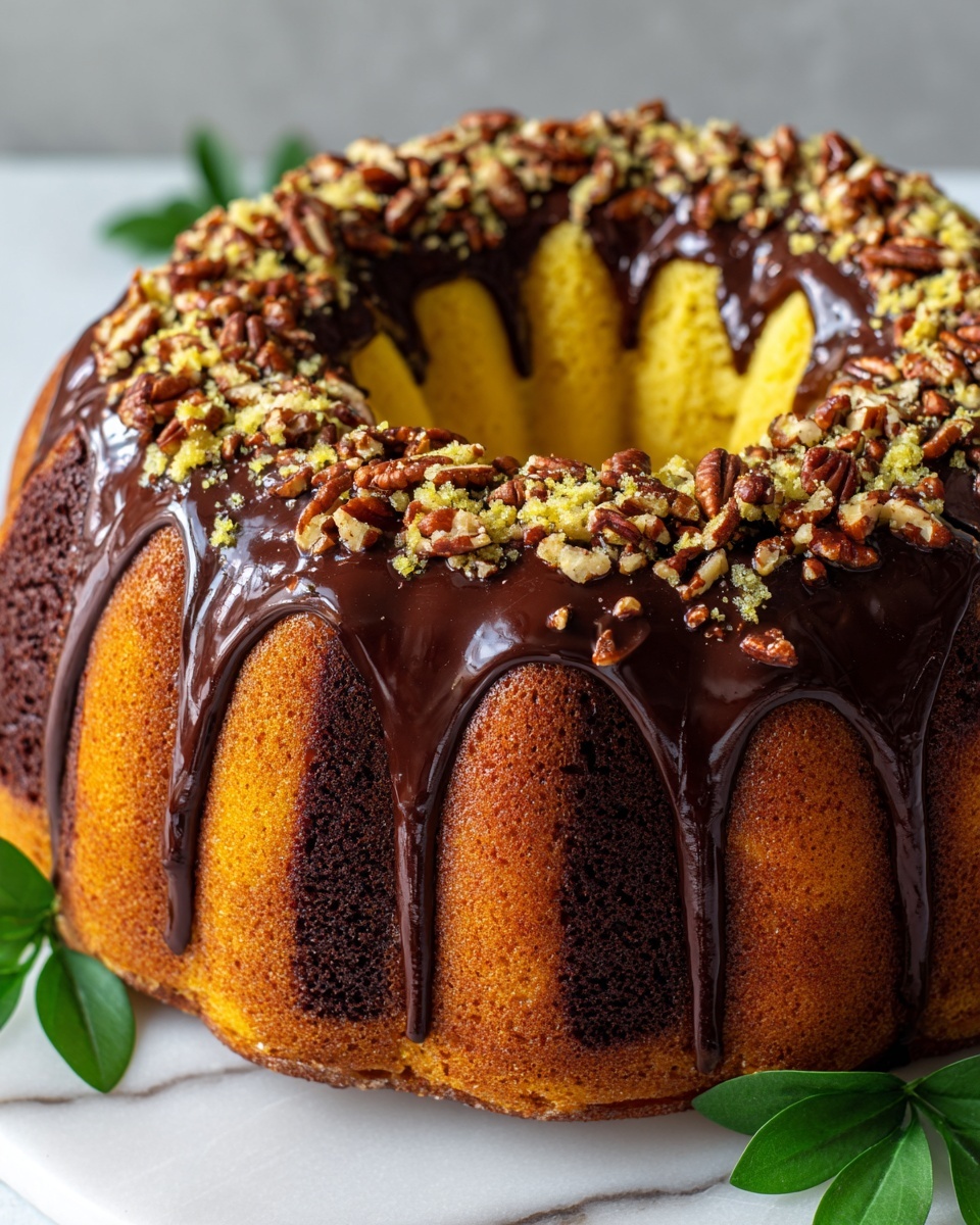 Easy Butterfinger Bundt Cake Recipe - Recipe Image