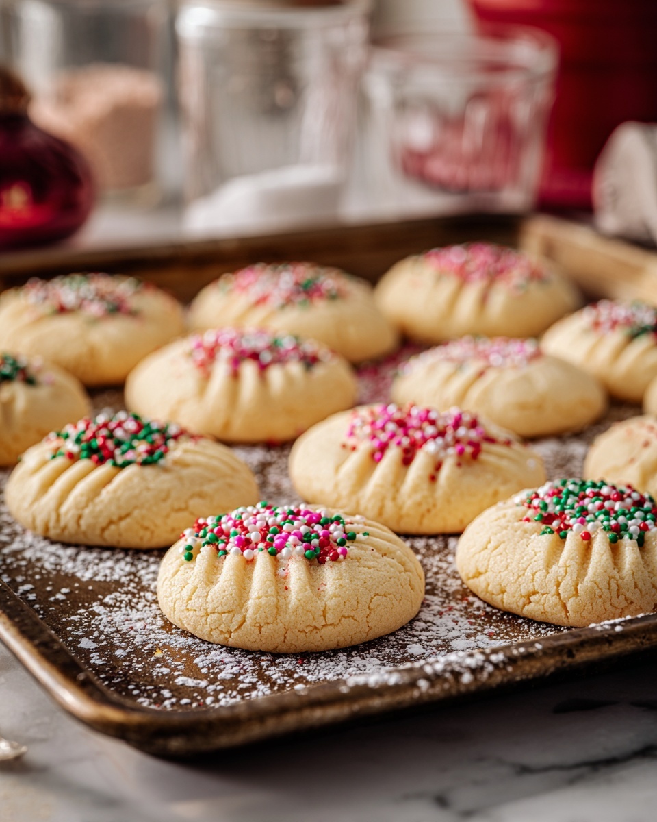 Whipped Shortbread Cookies Recipe - Recipe Image