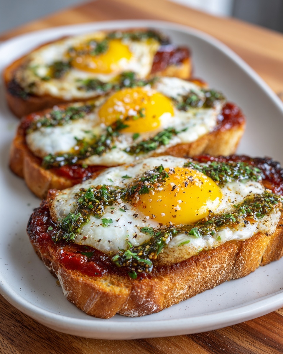 Shakshouka Toast Recipe - Recipe Image