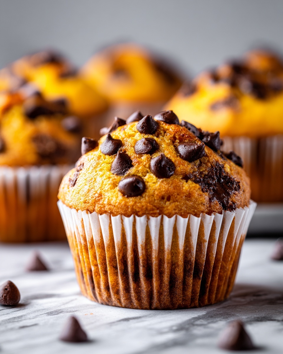 Chocolate Chip Peanut Butter Muffins Recipe - Recipe Image