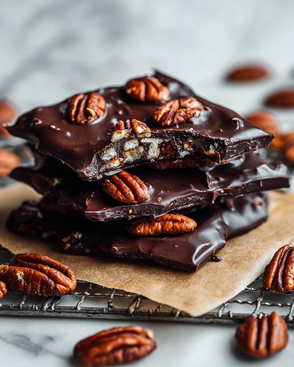 Chocolate Pecan Turtle Clusters Recipe - Recipe Image