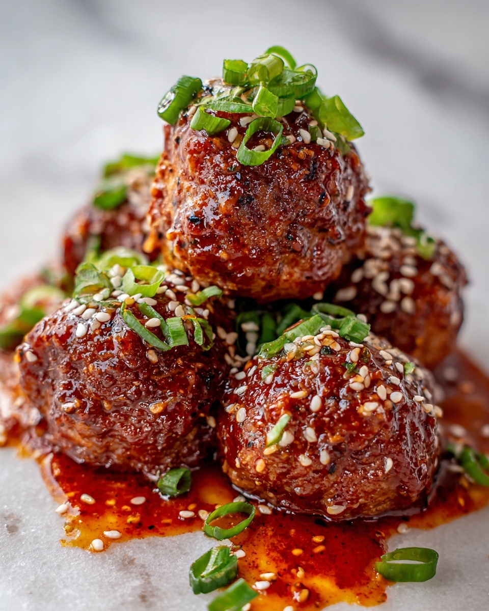 Korean BBQ Meatballs Recipe - Recipe Image