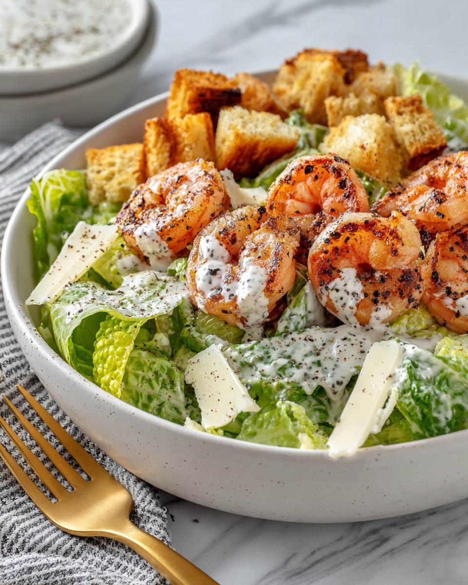 Shrimp Caesar Salad Recipe - Recipe Image