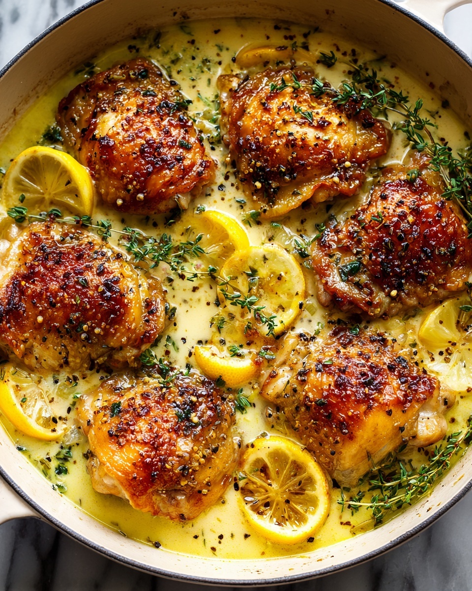 Lemon Cream Chicken Recipe - Recipe Image