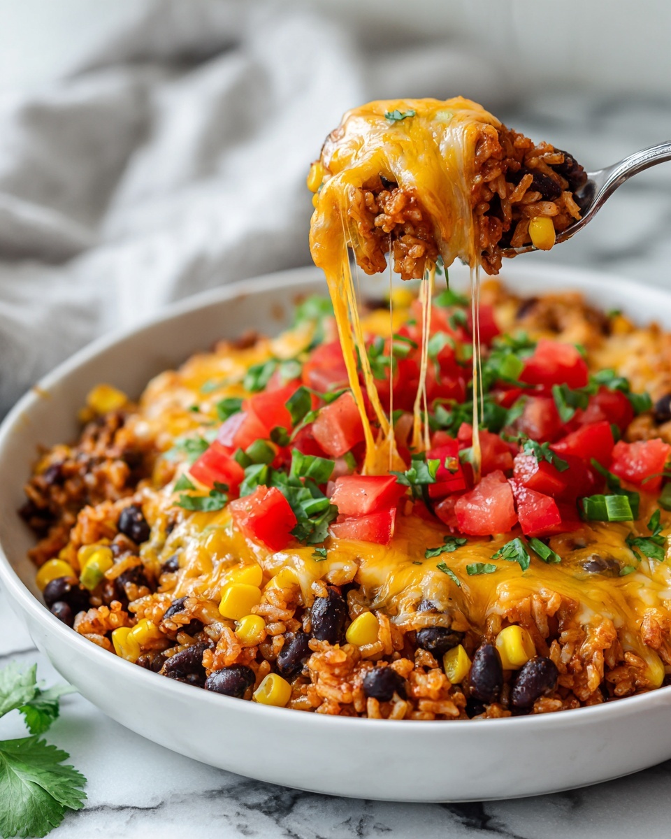 One-Pot Taco Rice Skillet Recipe - Recipe Image