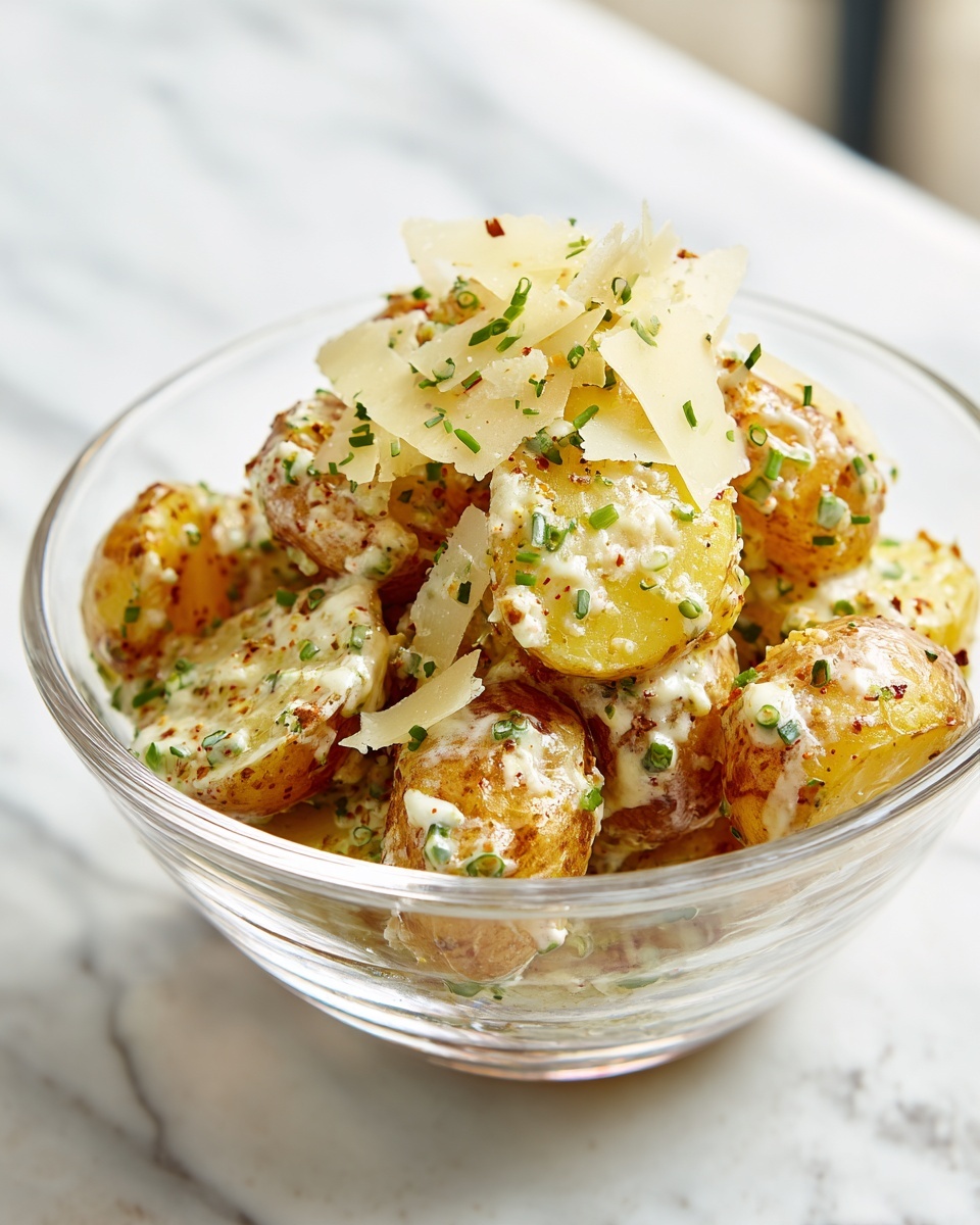 Lemony Chive Potato Salad with Parmesan Recipe - Recipe Image