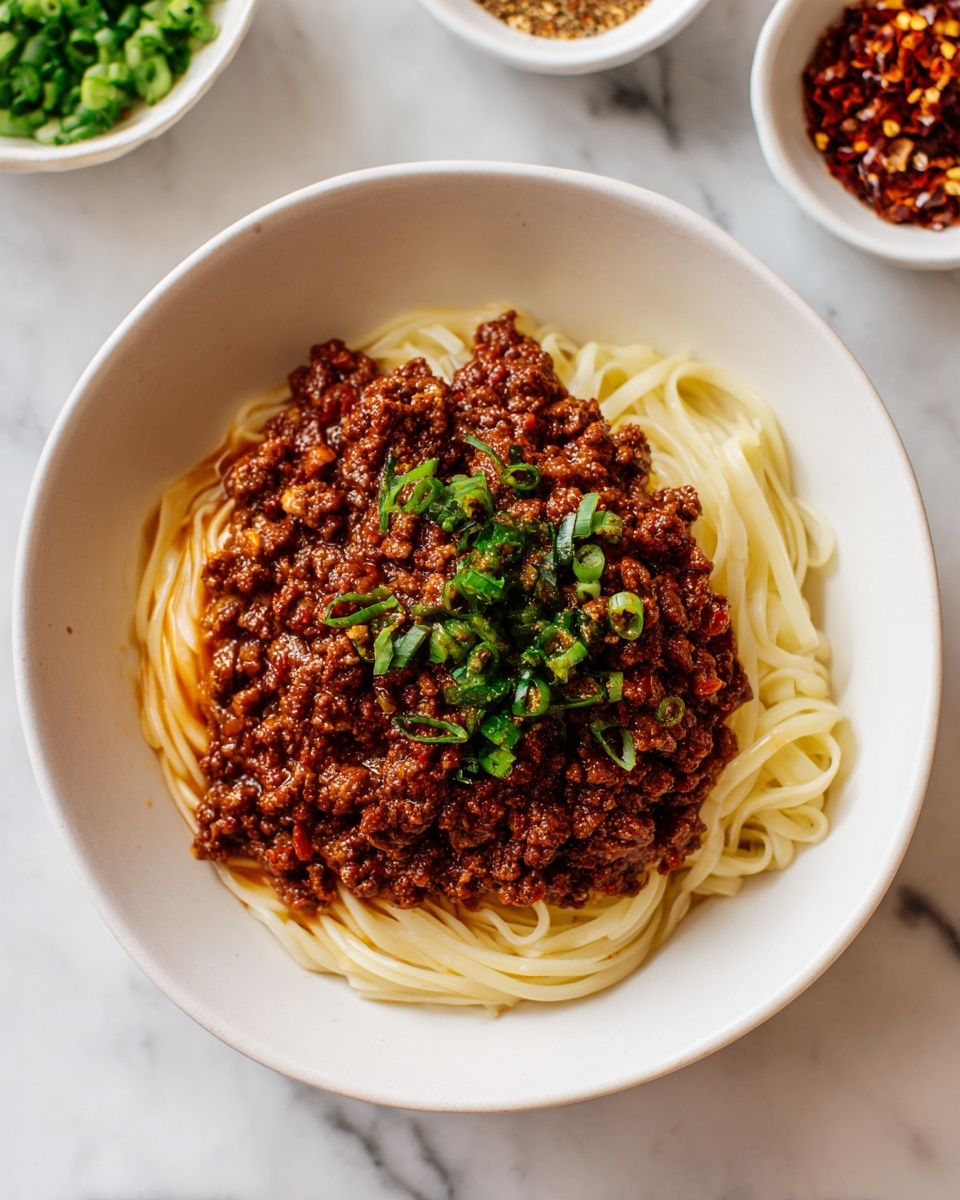 Mongolian Ground Beef and Noodles Recipe - Recipe Image