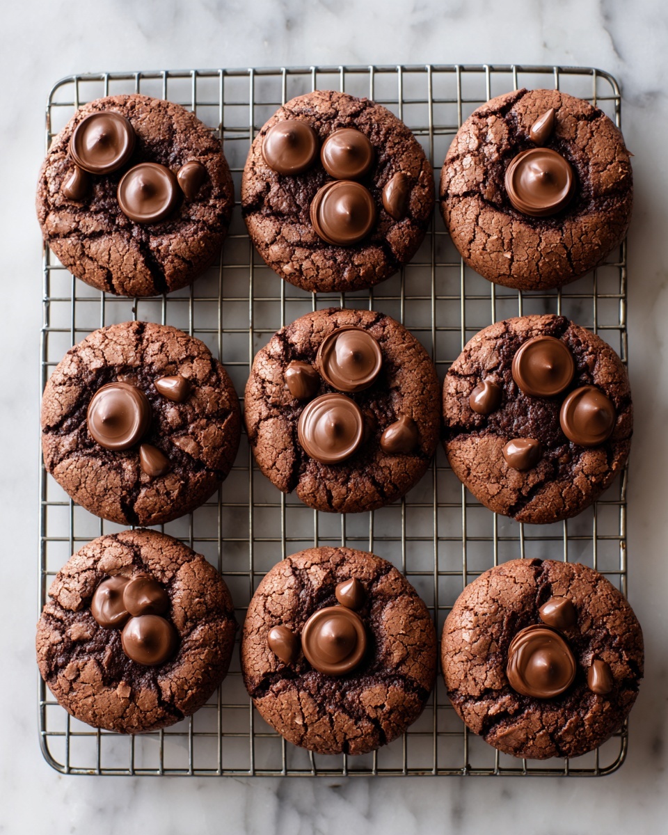 Fudgy Chocolate Brownie Cookies Recipe - Recipe Image