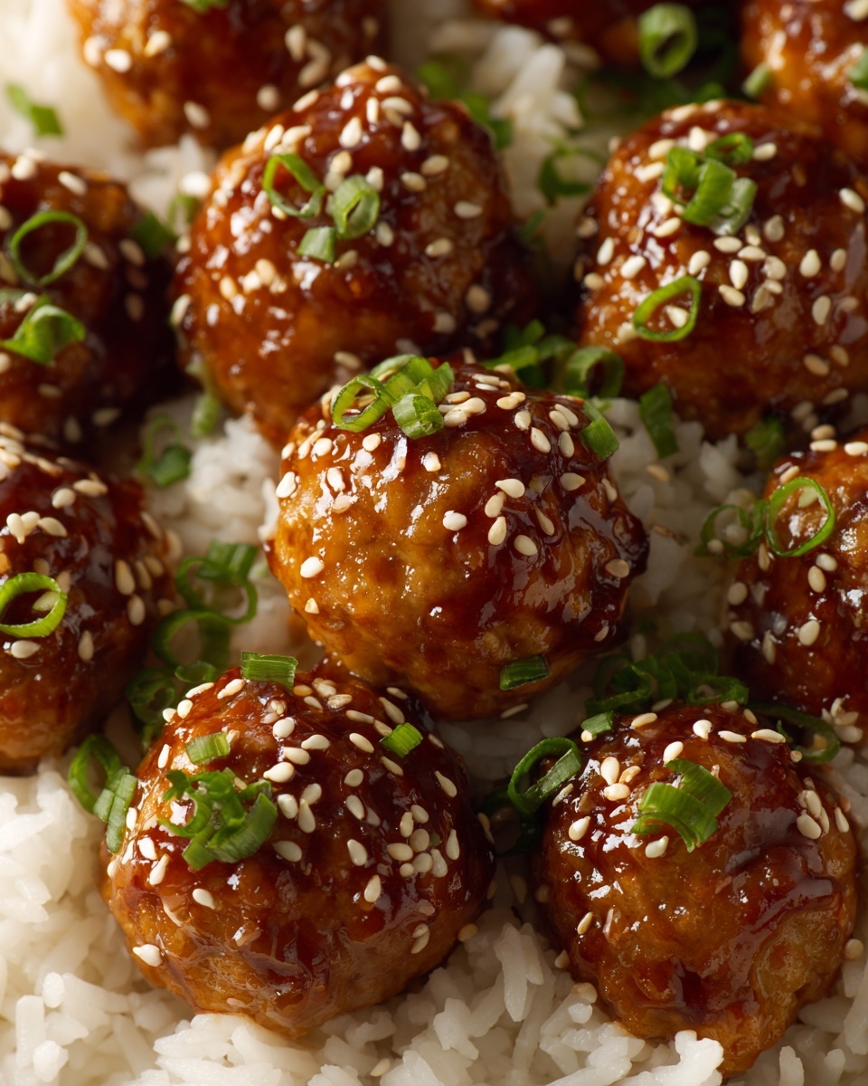 Teriyaki Turkey Meatballs Recipe - Recipe Image