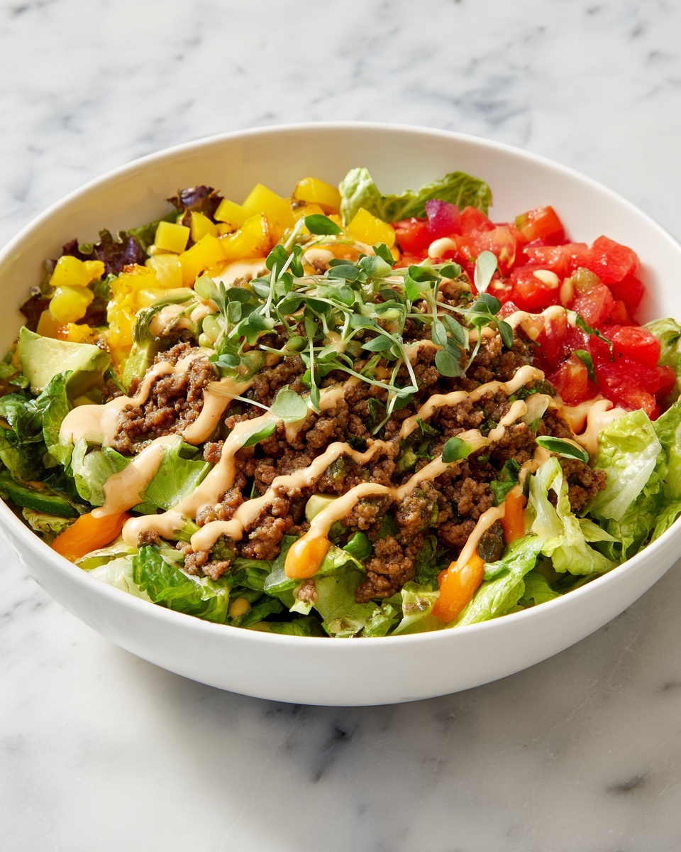 Cheeseburger Bowl Recipe - Recipe Image