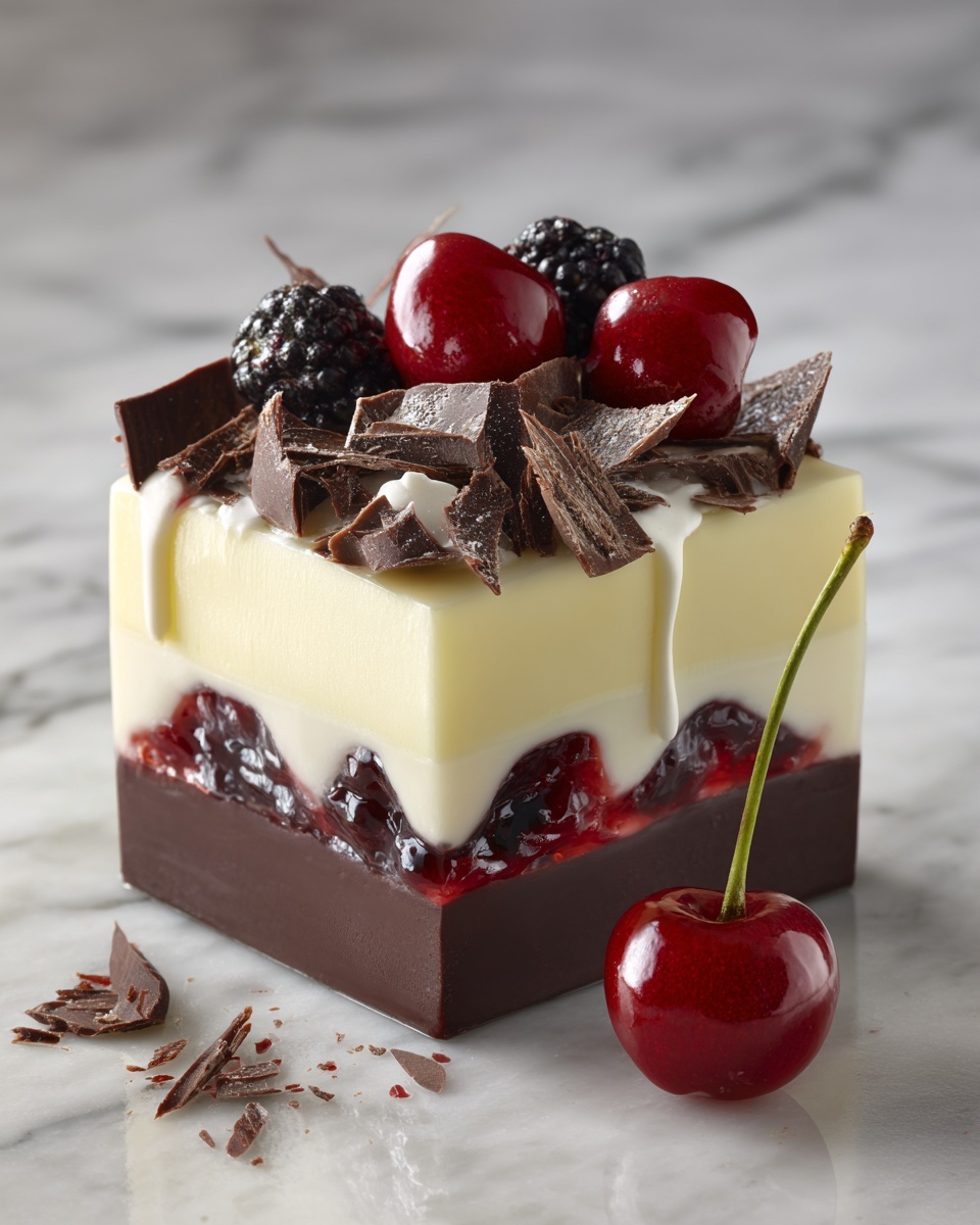 Chocolate Cherry Cheesecake Bars Recipe - Recipe Image
