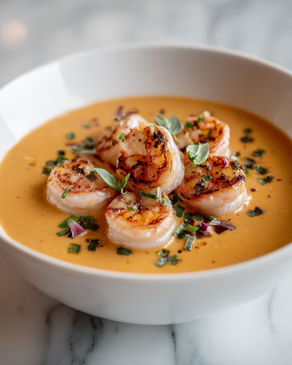 Seafood Bisque with Scallops, Cod, and Shrimp Recipe - Recipe Image