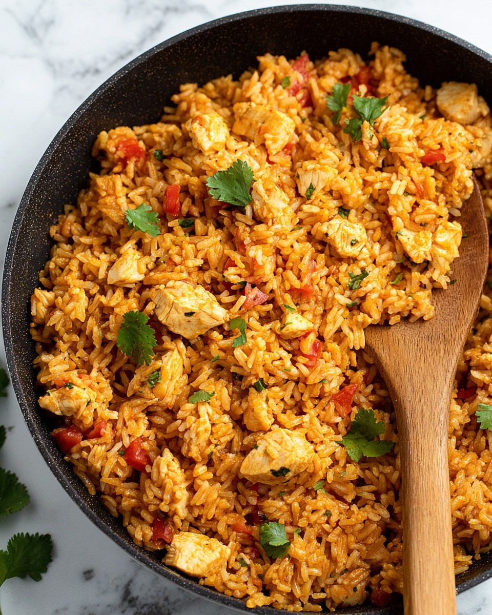 One-Pot Queso Chicken and Rice Recipe - Recipe Image