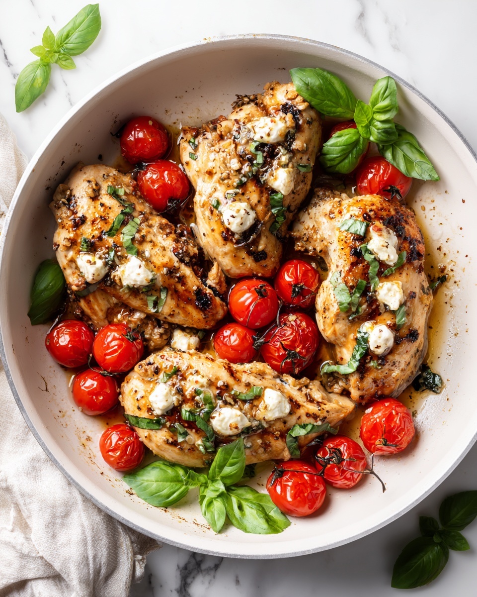 Chicken Caprese Skillet Recipe - Recipe Image