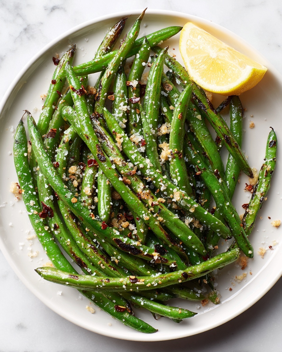 Roasted Parmesan Green Beans Recipe - Recipe Image