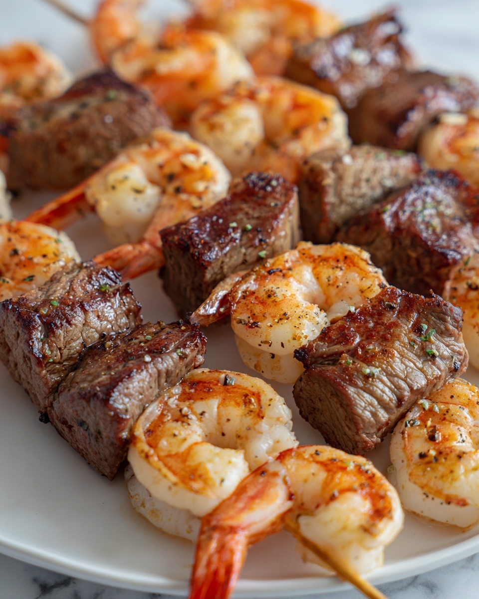 Steak and Shrimp Kabobs Recipe - Recipe Image