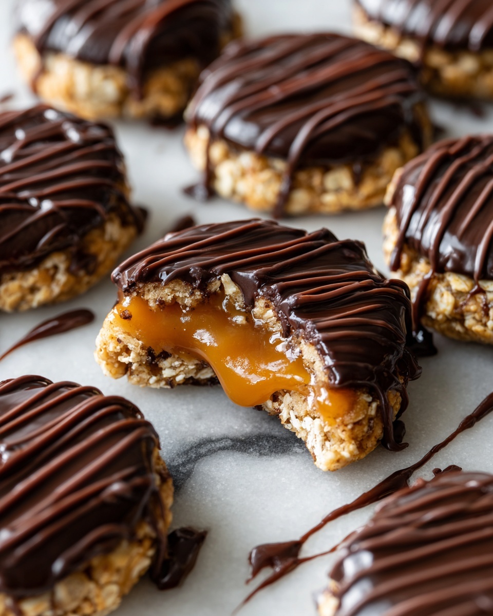 Peanut Butter Chocolate Caramel Cookies Recipe - Recipe Image