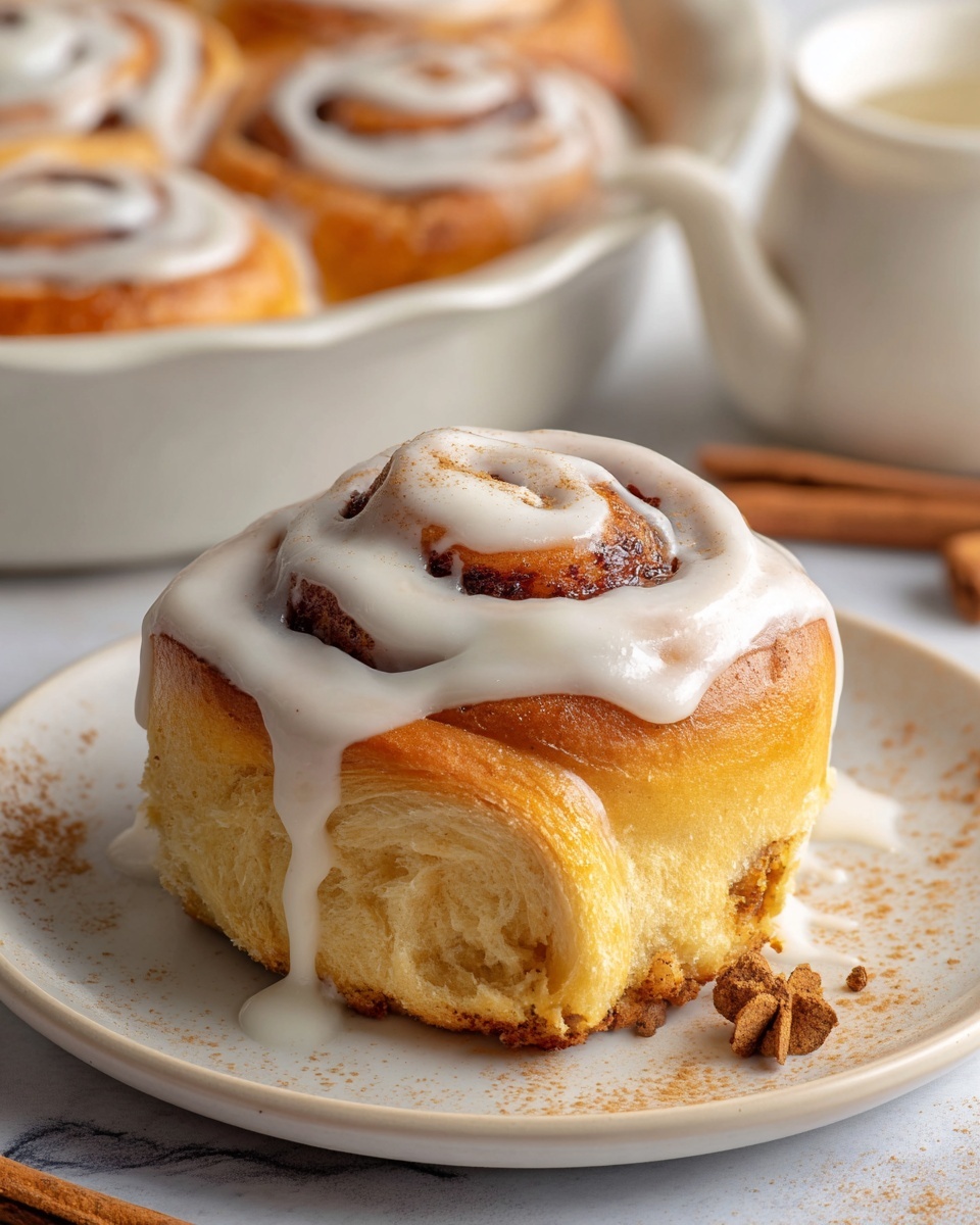 Ooey Gooey Cinnamon Roll Cake Recipe - Recipe Image