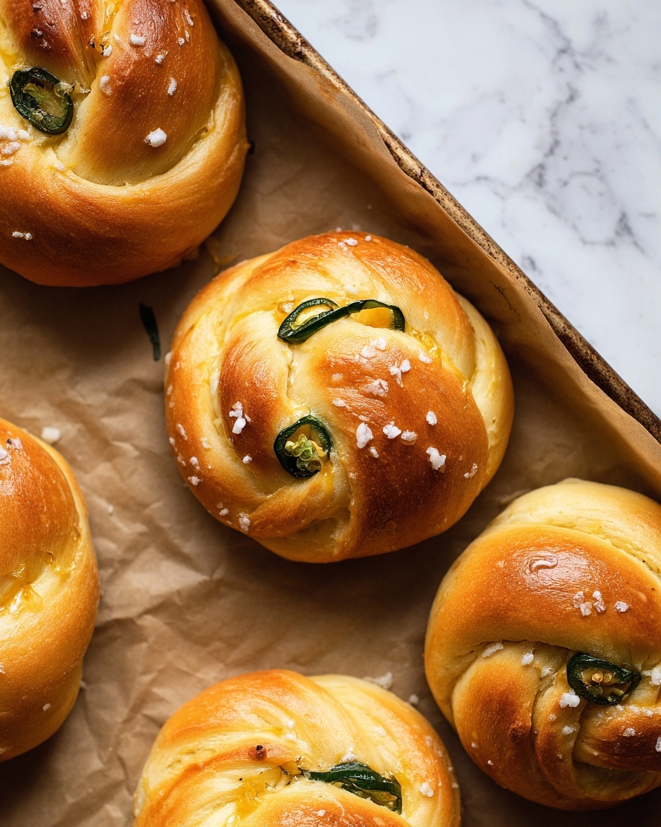 Jalapeno Cheddar Pretzel Twists Recipe - Recipe Image