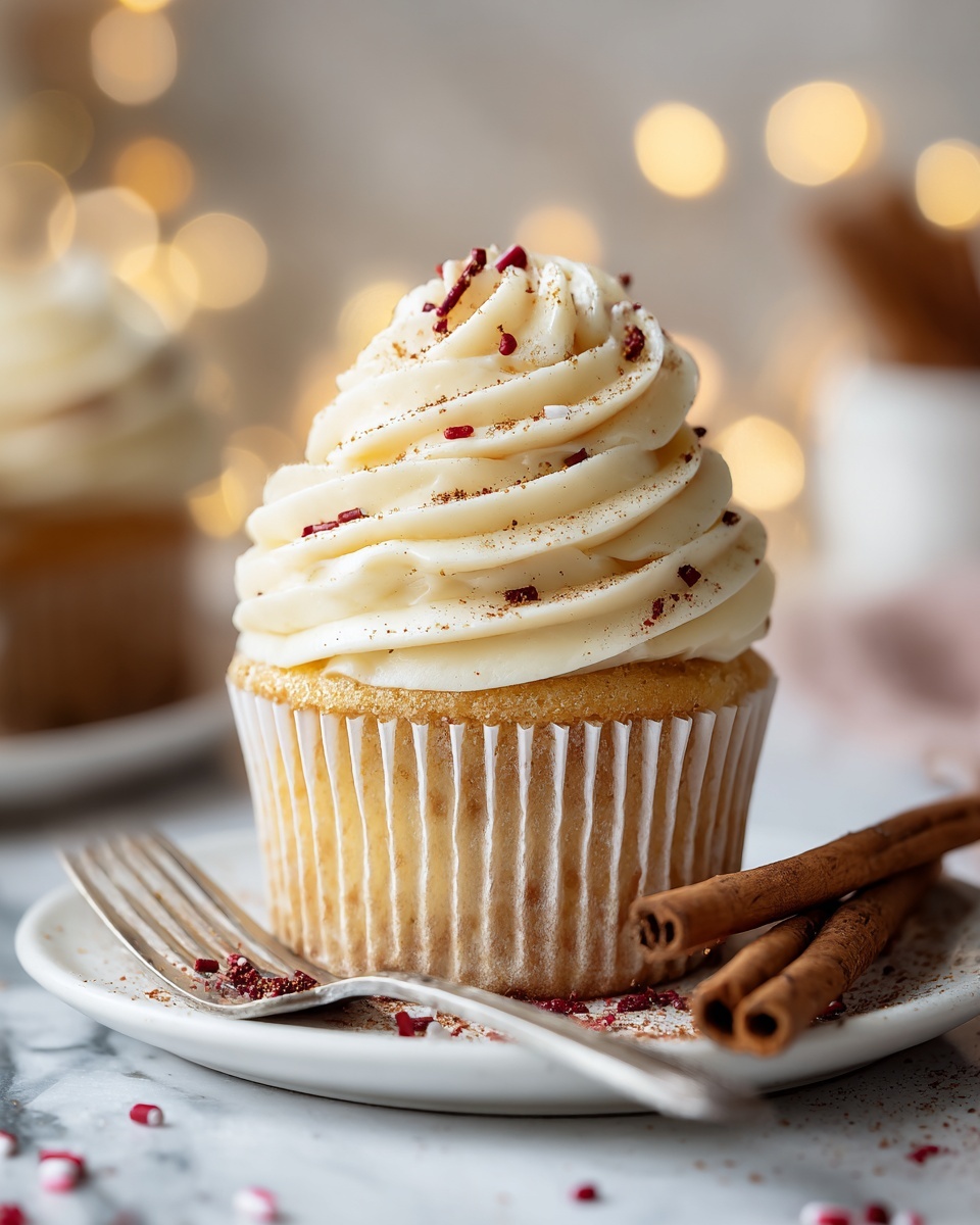 Eggnog Cupcakes Recipe - Recipe Image