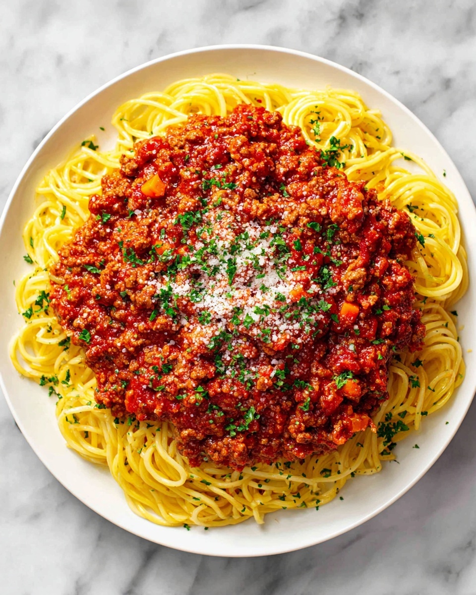 Easy Homemade Spaghetti Meat Sauce Recipe - Recipe Image