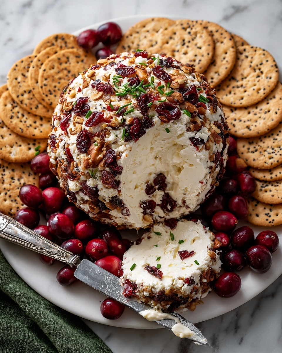 Cranberry Pecan Cheese Ball Recipe - Recipe Image