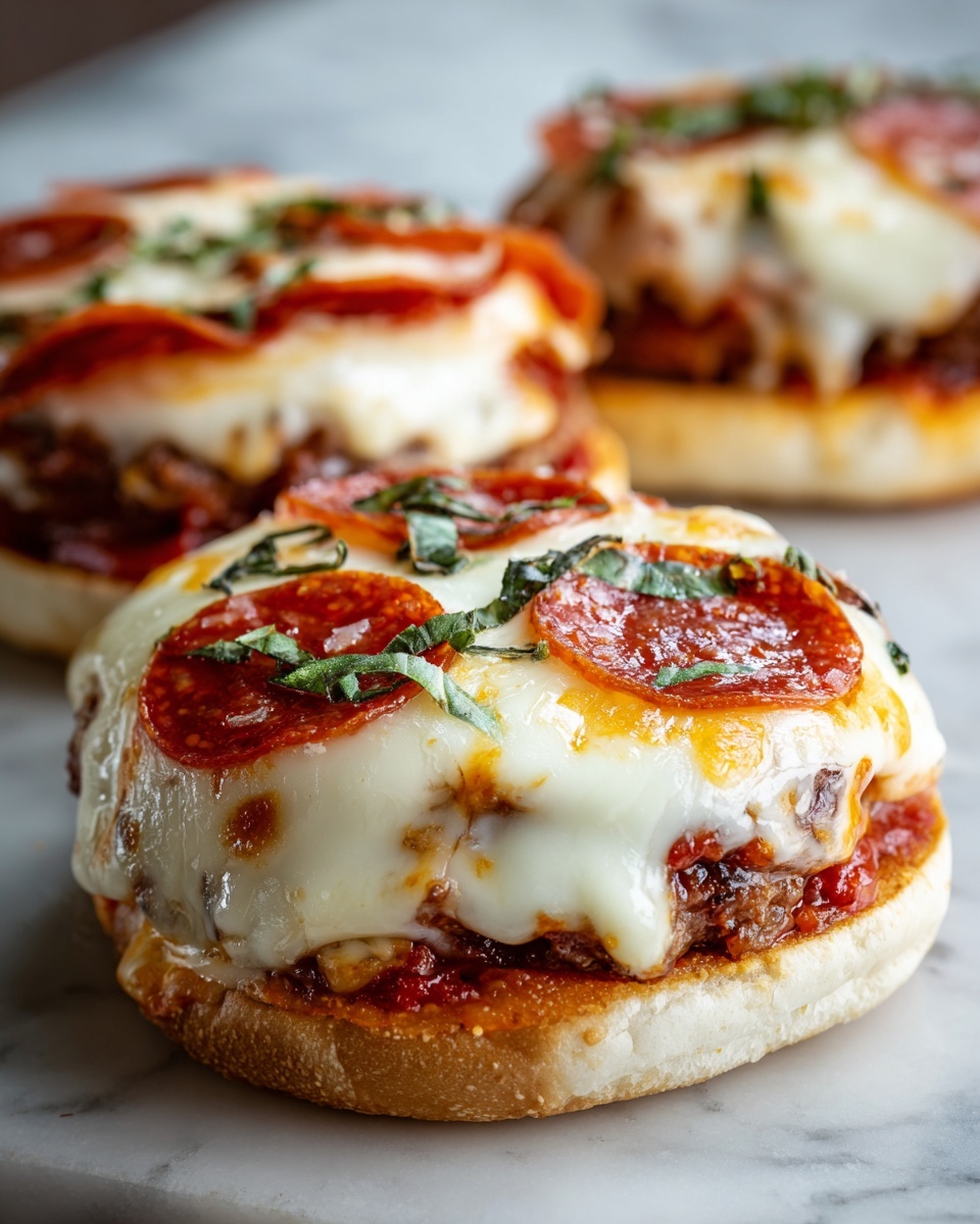 Pizza Burgers Recipe - Recipe Image