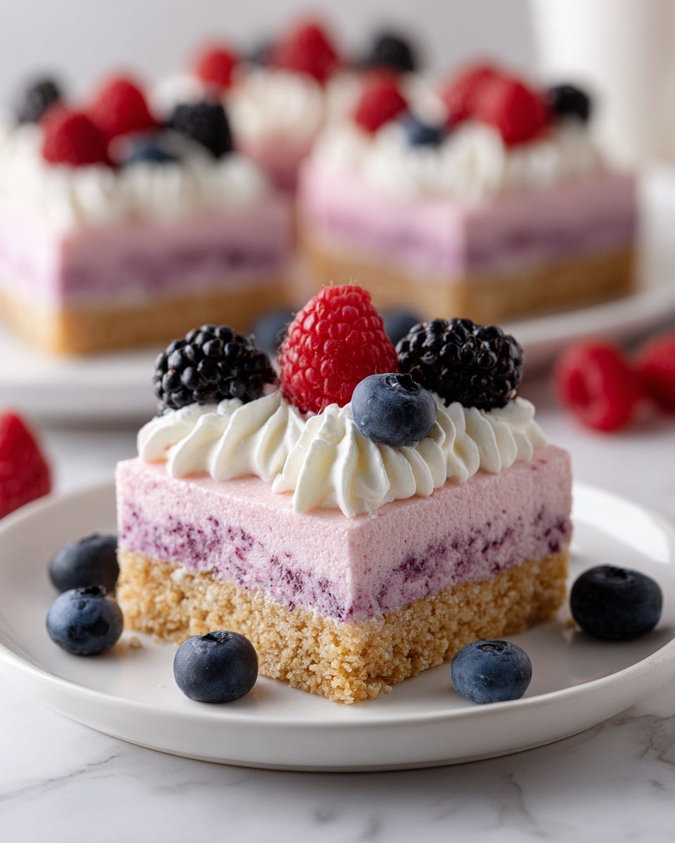 No-Bake Berry Cheesecake Recipe - Recipe Image