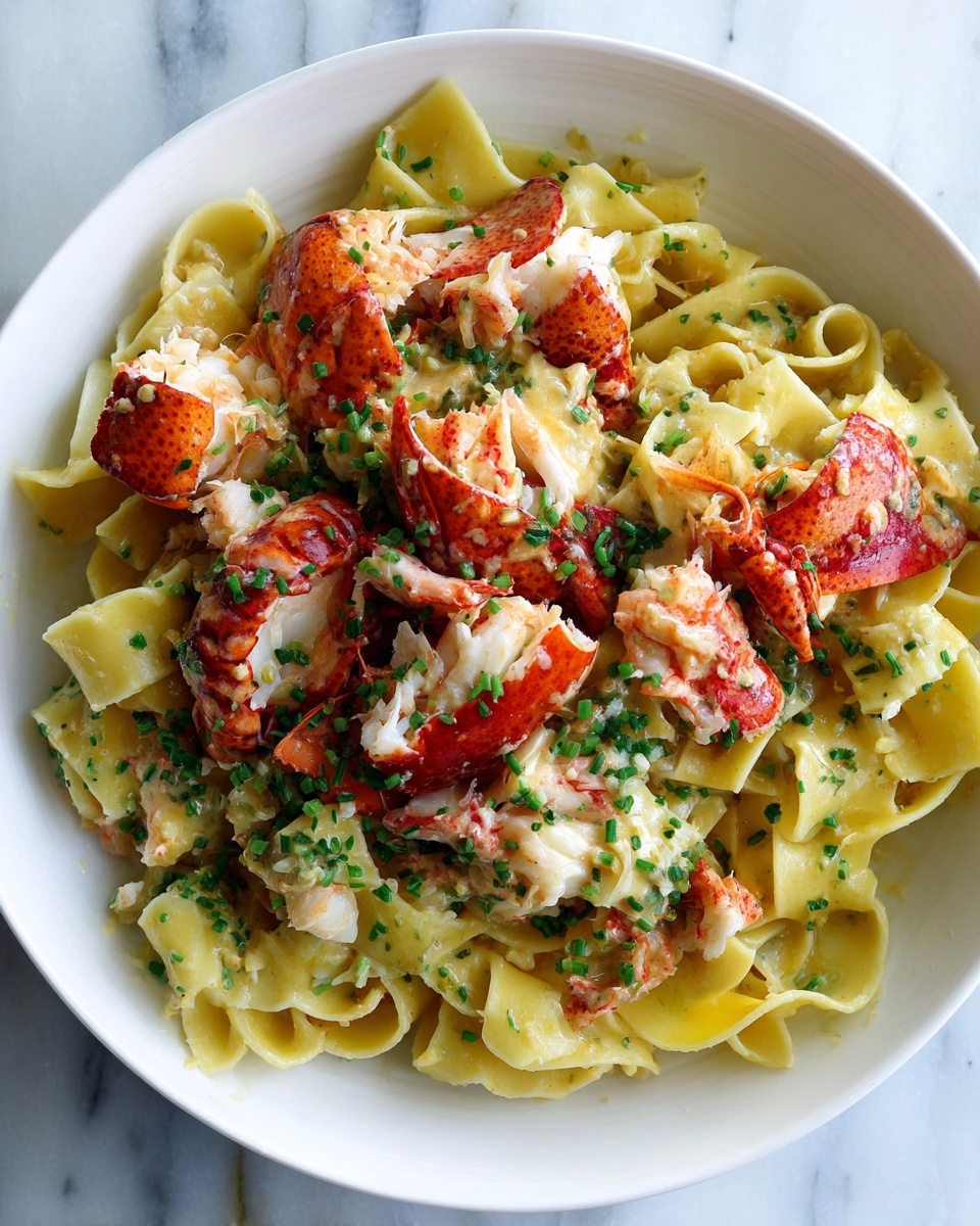 Cajun Lobster, Crab, and Salmon Alfredo Recipe - Recipe Image