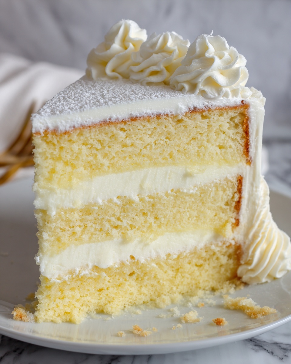 Italian Lemon Cream Cake Recipe - Recipe Image
