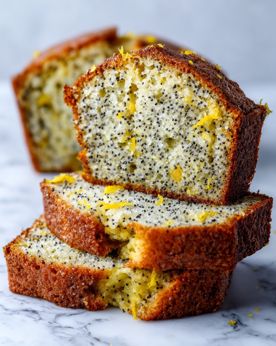 Healthy Oatmeal Lemon Poppy Seed Bread Recipe - Recipe Image