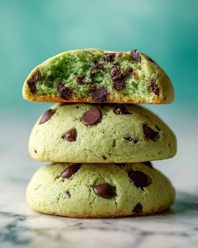 Mint Chocolate Chip Cookies Recipe