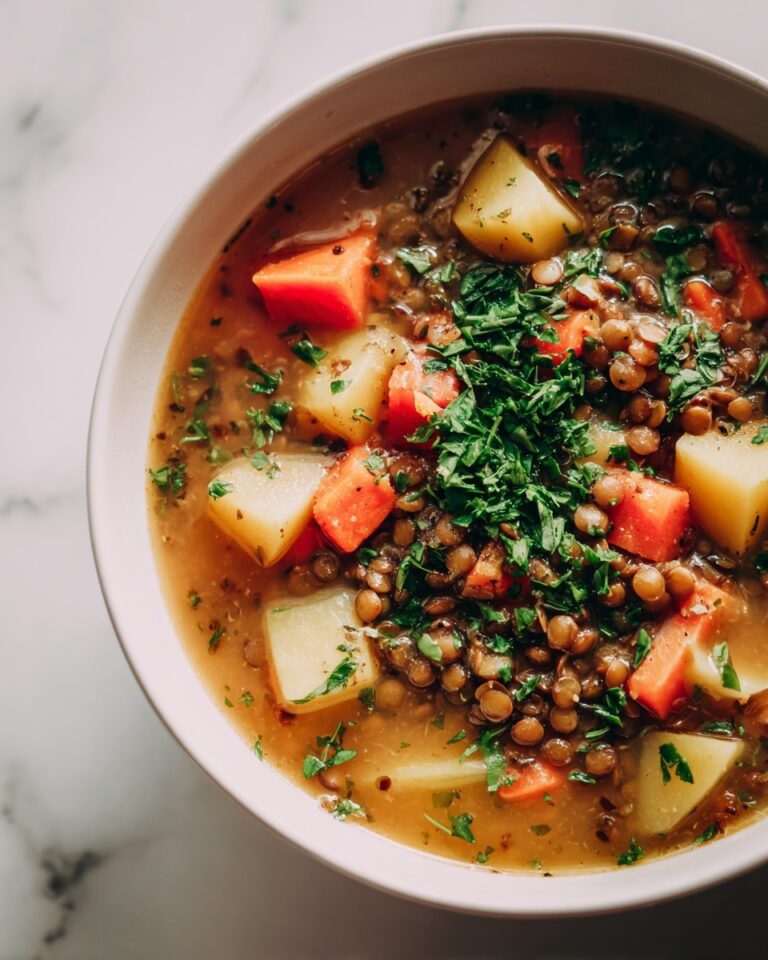 Carrot and Lentil Soup with Smoked Ham Hocks Recipe