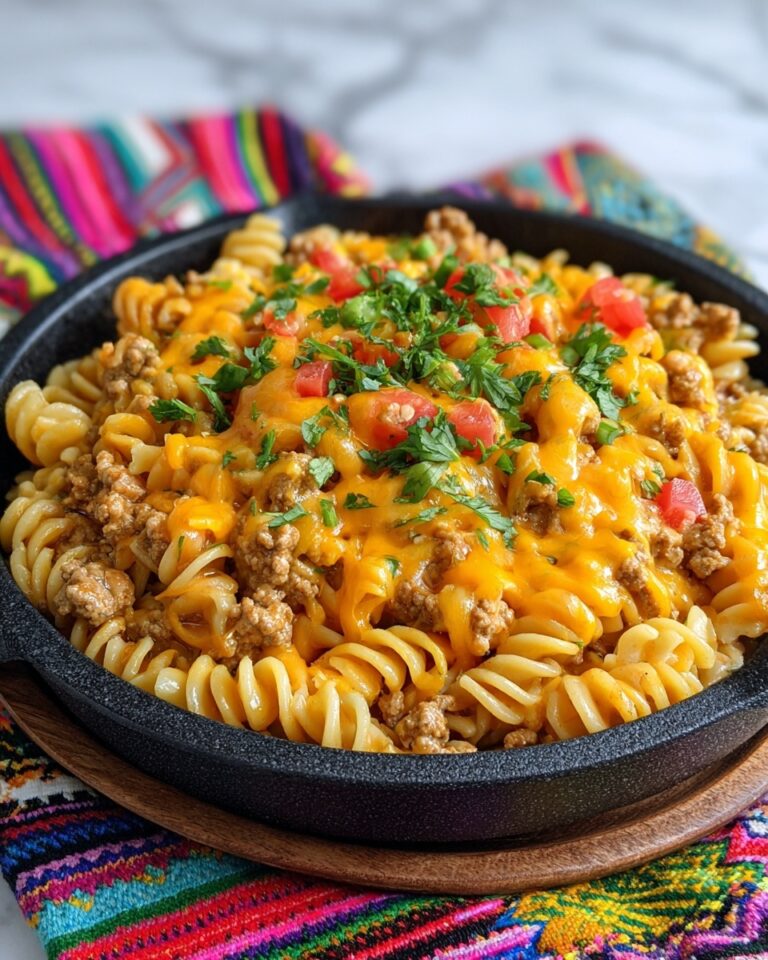 One-Pot Cheesy Taco Pasta Recipe