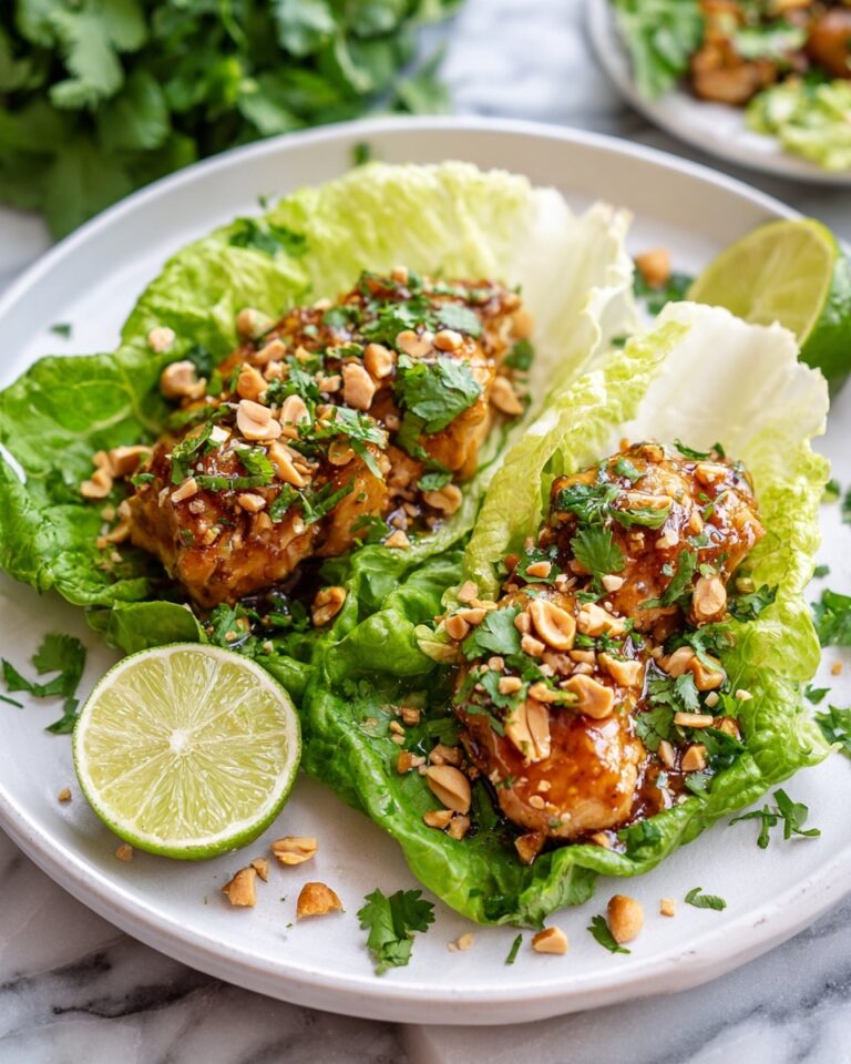 Thai Sweet Chili Chicken Lettuce Wraps Recipe